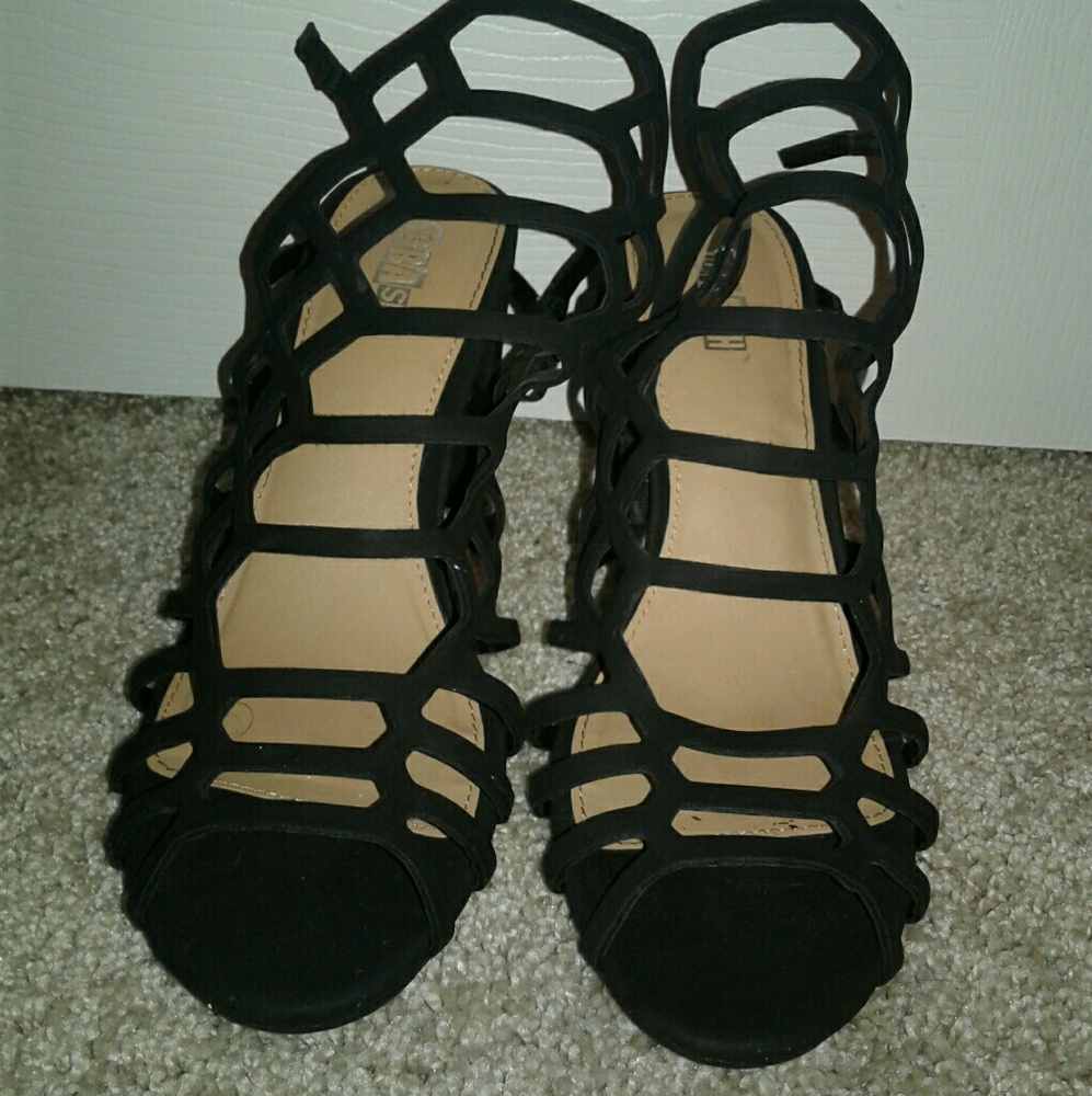 Black high heels